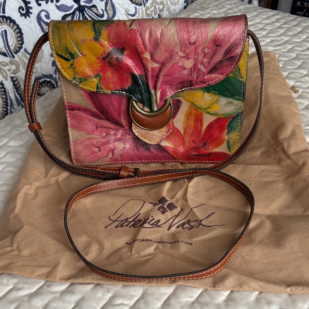 Patricia Nash Van Sannio Trifold Clutch Crossbody Bag